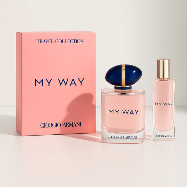 Giorgio Armani My Way Gift Set - EDP 90 ml + 15 ml Travel Spray
