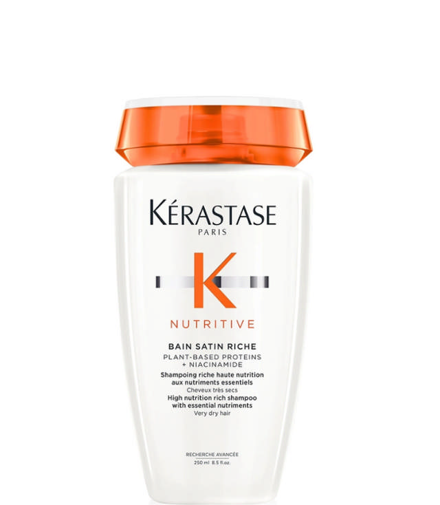 Kerastase Nutritive Plant-Based Proteins And Niacinamide Bain Satin Riche Shampoo, 250 ml.