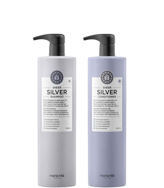 Maria Nila Sheer Silver Duo 2 x 1000 ml.