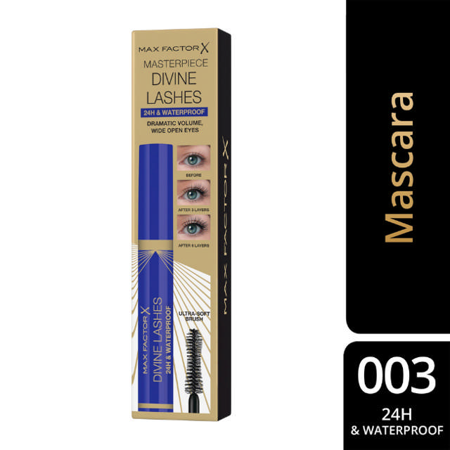 Max Factor Divine Lashes Waterproof 001 Black, 9 ml.